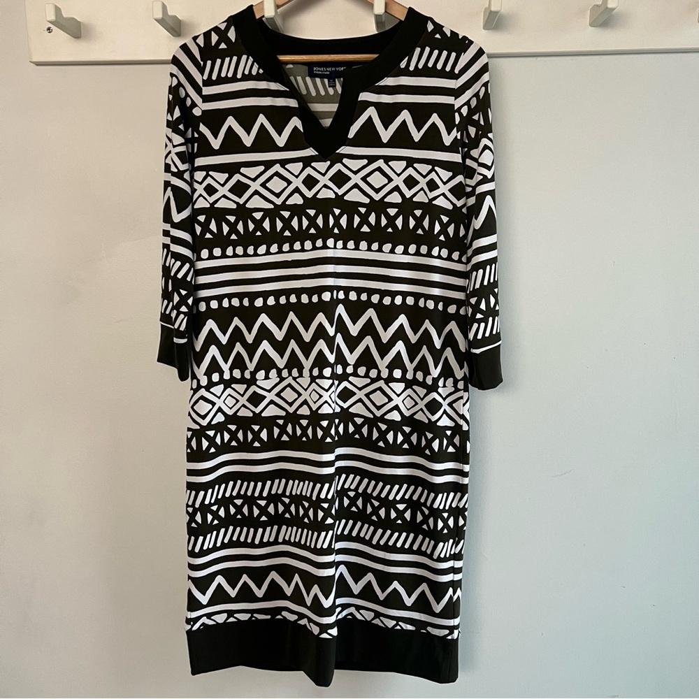 Jones New York Tribal Print Dress